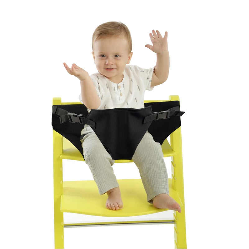 MISSEIAR Baby Harness Seat for High Chair, Portable Feeding Seat Belt with Strap Toddler Safety Seat Belt Foldable Baby Booster Harness Belt for Restaurant Shopping Cart Travel - Image 1